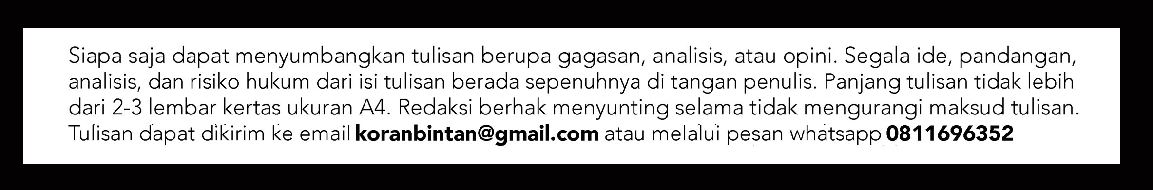 Disclaimer
